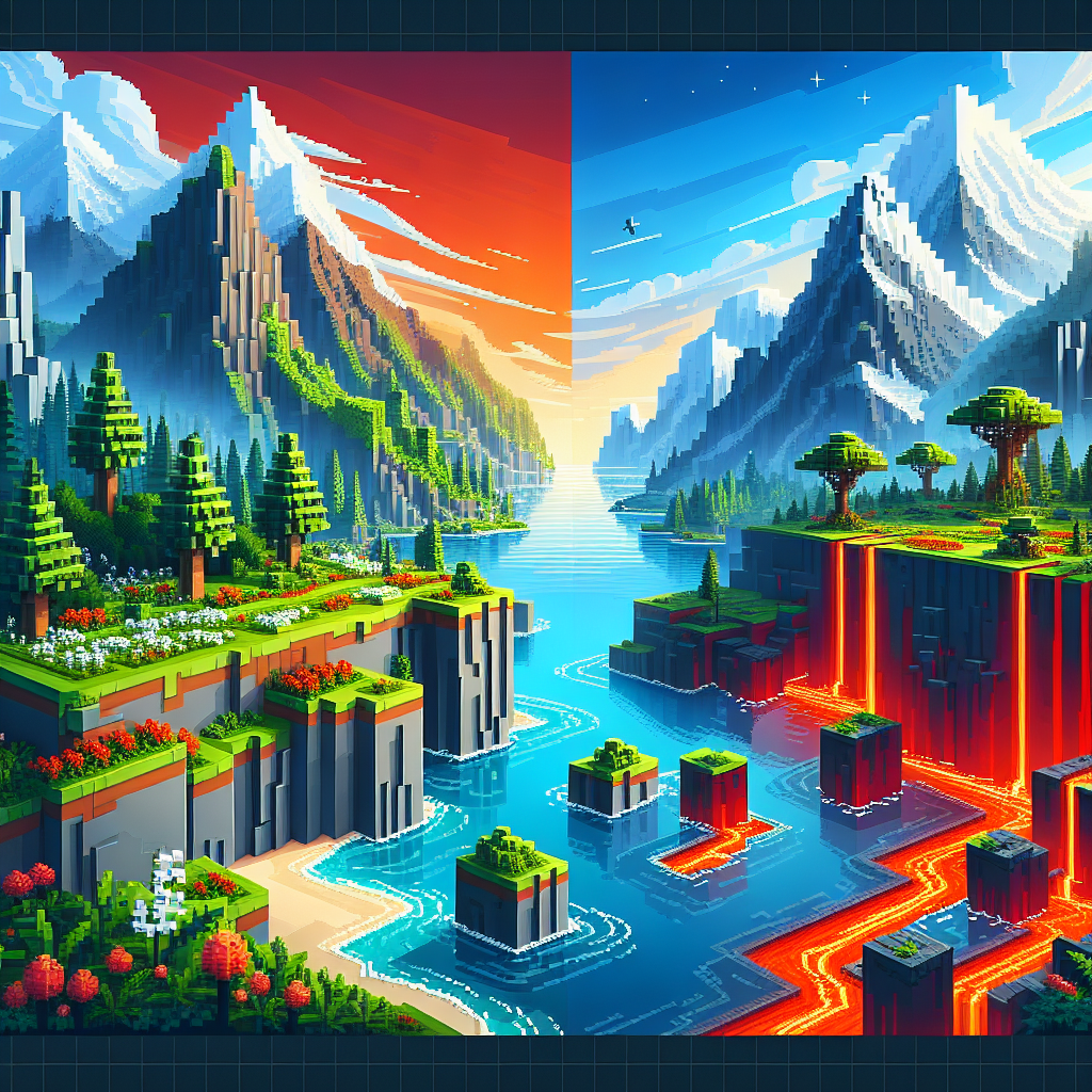 Keindahan Pemandangan Minecraft: Cara Menciptakan Dunia Impian Anda